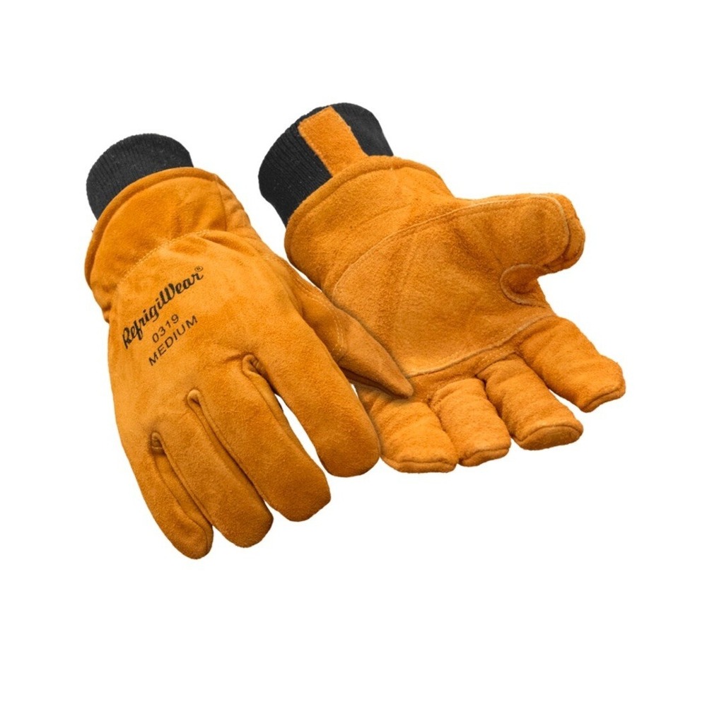Refrigiwear 0319 XL Cold Protection Gloves Lined Insulated Cowhide Leather (2093